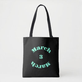 Aquamarine Birthstone - März Tasche