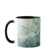 Aquamarine Blue Crystal Gemstone Birthstone Tasse