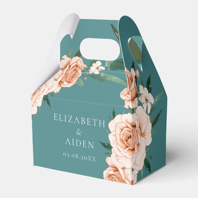 Aquamarine Blumenzwiebelsammlung Geschenkschachtel (Vorderseite)
