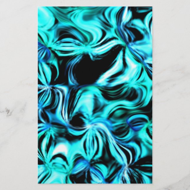 Aquamarine Briefpapier (Vorderseite)