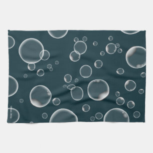 Aquamarine Bubbles Küche Handtuch Wohngestaltung