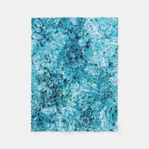 Aquamarine Darstellung Fleecedecke