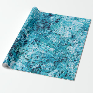Aquamarine Darstellung Geschenkpapier