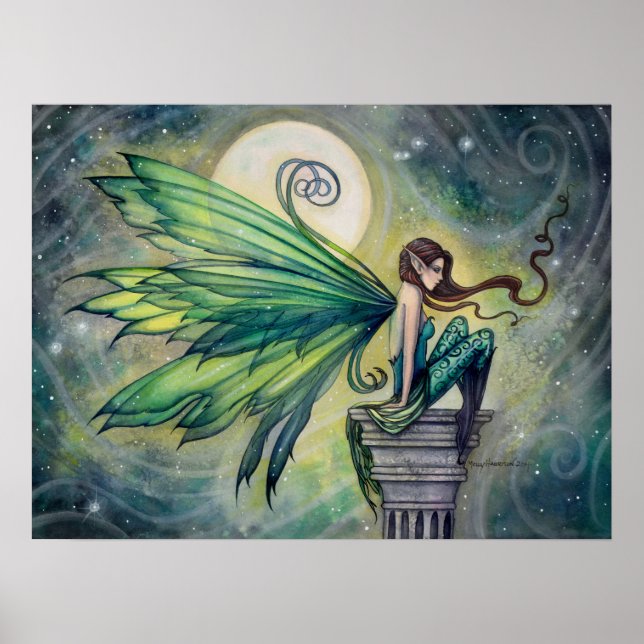 Aquamarine Faiasy Fantasy Kunstgewerbe Pinakothek  Poster (Vorne)