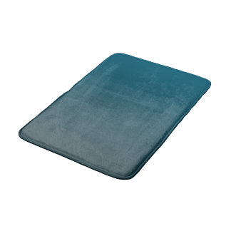 Aquamarine Farbfarbe Badematte