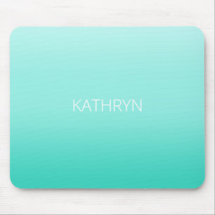 aquamarine, frisch abgestufte Niveaus Mousepad