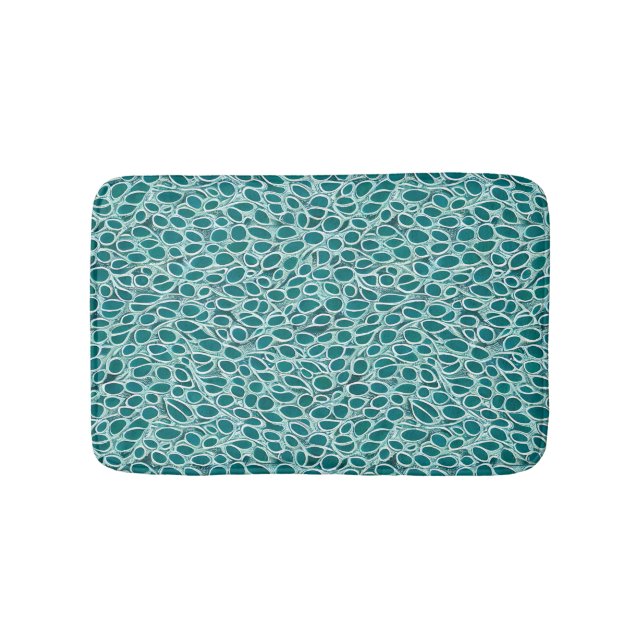 Aquamarine Fusionsmatte Badematte (Vorderseite)