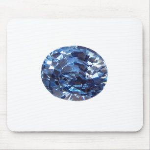 Aquamarine Gemstone Sky Blue Mousepad