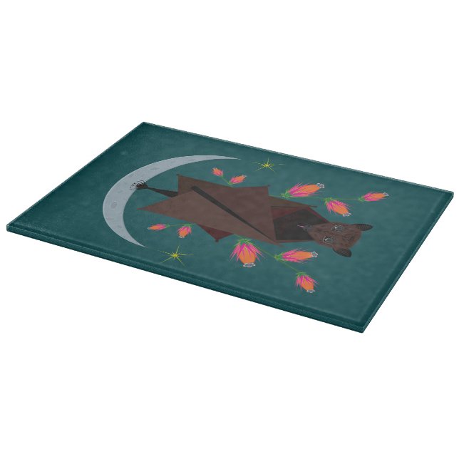 Aquamarine Glasschneidplatte 11,5x8 Schneidebrett (Ecke)