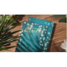 Aquamarine Gold String Lights Hochzeitsdetails