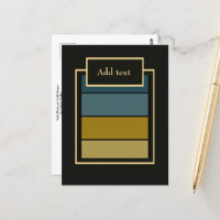 Aquamarine, goldene, weiße und schwarze Streifen