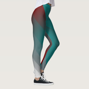 aquamarine graue Streifen Leggings