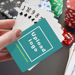 Aquamarine Green Business-Marke für Spielkarten