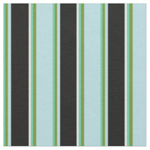 Aquamarine, grün, Pulver blau, schwarz und weiß Stoff