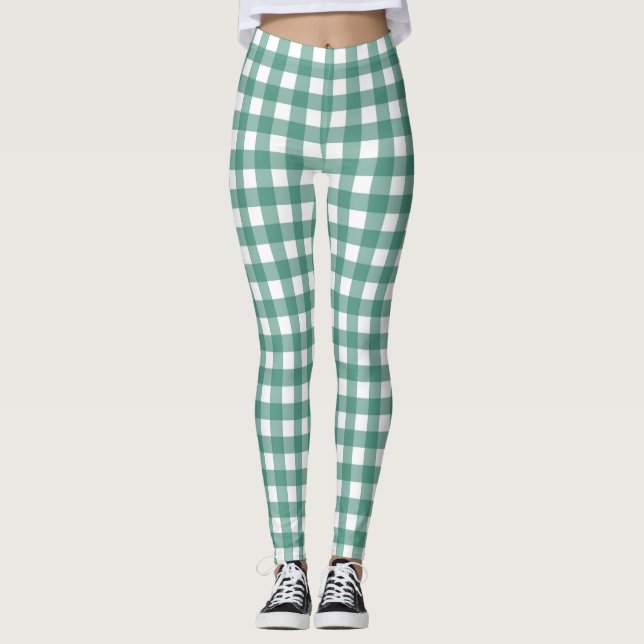Aquamarine grüne Leggings (Vorderseite)