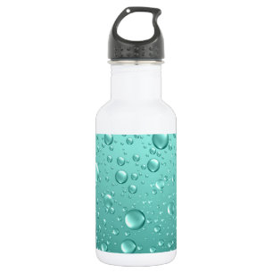 Aquamarine grüne Wassertropfen Edelstahlflasche