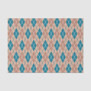 Aquamarine Harmonie: Ein Gitter der Eleganz Seidenpapier