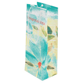 Aquamarine Herzlichen Glückwunsch Geschenktüte Für Weinflaschen