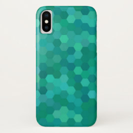 Aquamarine Hexagons Case-Mate iPhone Hülle