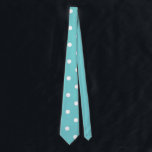Aquamarine Himmel-Polka-Punkt-Hals-Krawatte Krawatte<br><div class="desc">Dieser herrliche Schatten des Blaus könnte in einem Himmel an jedem möglichem gegebenen Tag gefunden werden, wie der Himmel Farben häufig ändert. Auf jeden Fall könnten wir nicht ihm, einen Spaßnamen wie aquamariner Himmel zu geben widerstehen. Wir selbstverständlich, gemacht ein zusammenpassendes Tupfenmuster, zum Ihnen der Wahl zwischen Körper und Spaß-Tupfen...</div>