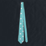 Aquamarine Himmel-Polka-Punkt-Hals-Krawatte Krawatte<br><div class="desc">Dieser herrliche Schatten des Blaus könnte in einem Himmel an jedem möglichem gegebenen Tag gefunden werden, wie der Himmel Farben häufig ändert. Auf jeden Fall könnten wir nicht ihm, einen Spaßnamen wie aquamariner Himmel zu geben widerstehen. Wir selbstverständlich, gemacht ein zusammenpassendes Tupfenmuster, zum Ihnen der Wahl zwischen Körper und Spaß-Tupfen...</div>