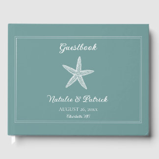 Aquamarine Hochzeit Gästebuch