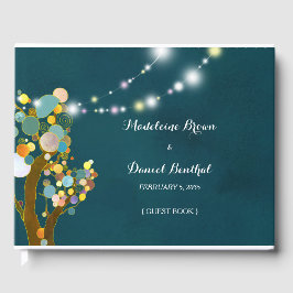 Aquamarine Hochzeit von String Light Trees Gästebuch