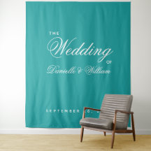 Aquamarine Hochzeitshintergrund - Einfache elegant