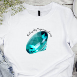 Aquamarine-inspiriert Geburtsmonat T-Shirt