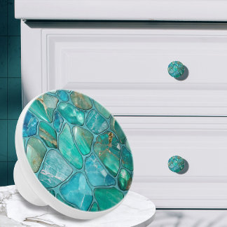 Aquamarine Keramikknauf