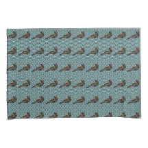 Aquamarine Kissenbezüge für Dragon Bird