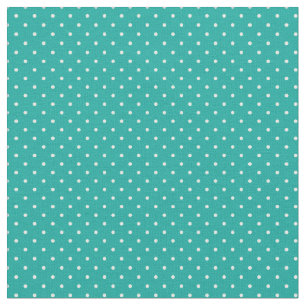 Aquamarine kleine Punkte Stoff