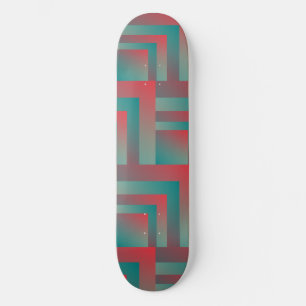 aquamarine Korallenfarben Skateboard