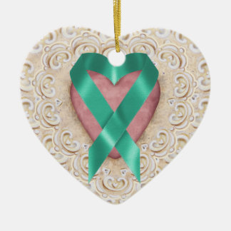 Aquamarine Krebserkrankung aus dem Herzen - SRF Keramikornament