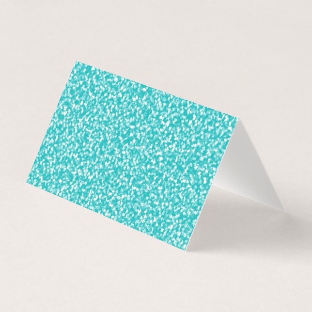 Aquamarine leere Grußkarten (Vorderseite)