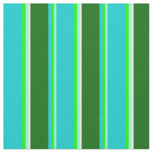 Aquamarine, Limon, Türkis, Grüne und Minzcreme Stoff