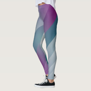 Aquamarine magentafarbene Dreiecke Leggings