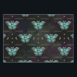 Aquamarine März Birthstone Moth Happy Birthday Geschenkpapier Set<br><div class="desc">Feiern Sie Geburtstage im März mit diesem ruhigen Aquamarin-inspiriert Packpapier. Dieses Design mit einer wunderschönen Aquamarine-Gebirgsmotte,  umgeben von himmlischen Monden,  glitzernden Sternen und einem eleganten "Happy Birthday"-Text,  bringt Ihnen eine ruhige und mystische Touch in Ihre Geschenke. Ideal für Astrologen,  Naturfreunde und alle,  die die wohltuende Schönheit des Wassers schätzen.</div>