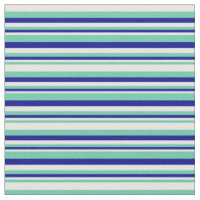 Aquamarine, Minzcreme und dunkle blaue Linien
