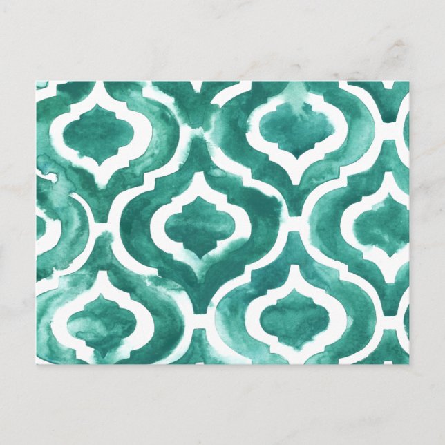 Aquamarine Motif IV Postkarte (Vorderseite)