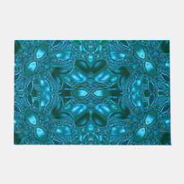 Aquamarine Muster Doormat Fußmatte