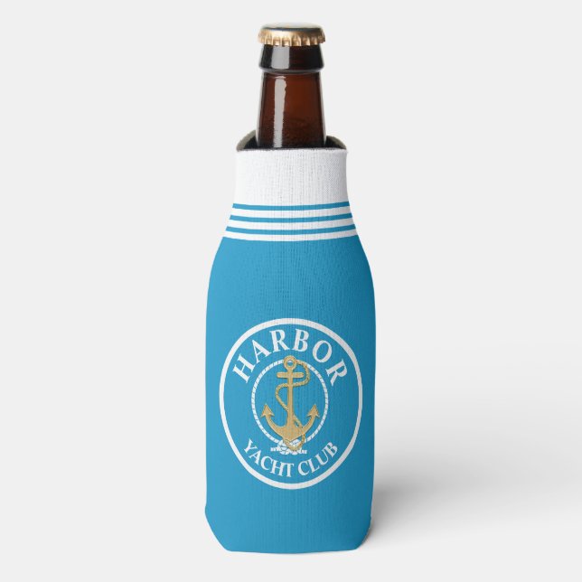 Aquamarine Nautikflasche Cooler Flaschenkühler (Flaschenvorderseite)