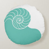 Aquamarine Nautilus-SeeMuschel
