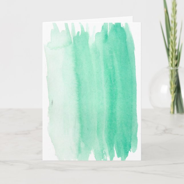 Aquamarine Osterkarte Feiertagskarte (Vorderseite)