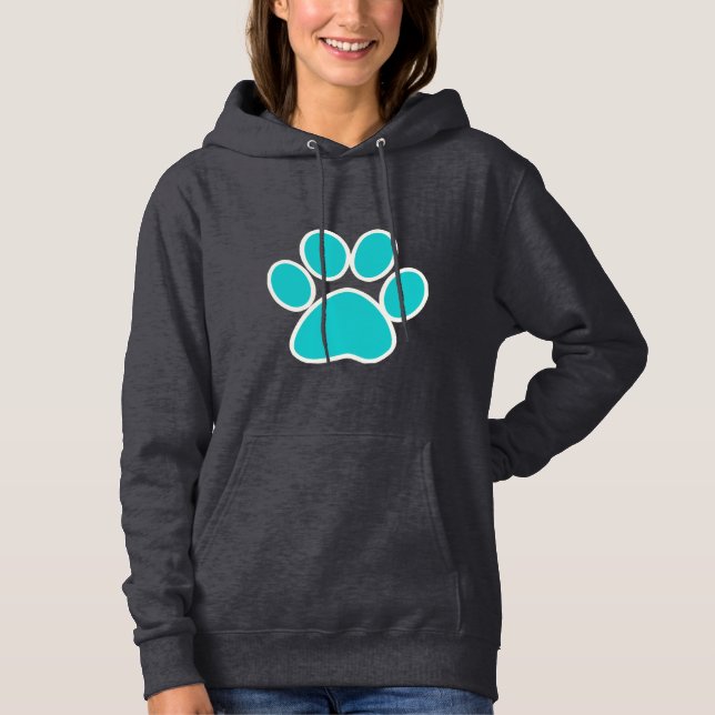 Aquamarine Paarbildung Hoodie (Vorderseite)