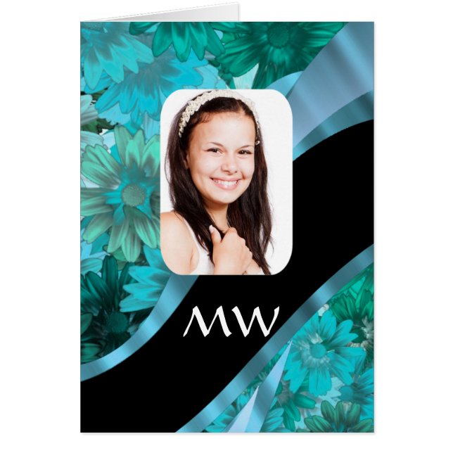 Aquamarine personalisiertes Foto (Vorne)