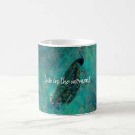 Aquamarine Pfaue Kaffeetasse