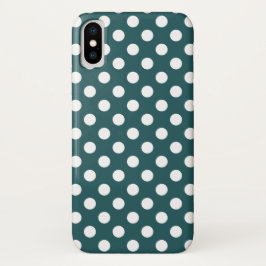 Aquamarine Polka-Punkte Case-Mate iPhone Hülle