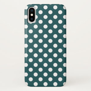 Aquamarine Polka-Punkte Case-Mate iPhone Hülle