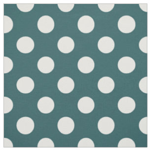 Aquamarine Polka-Punkte Stoff